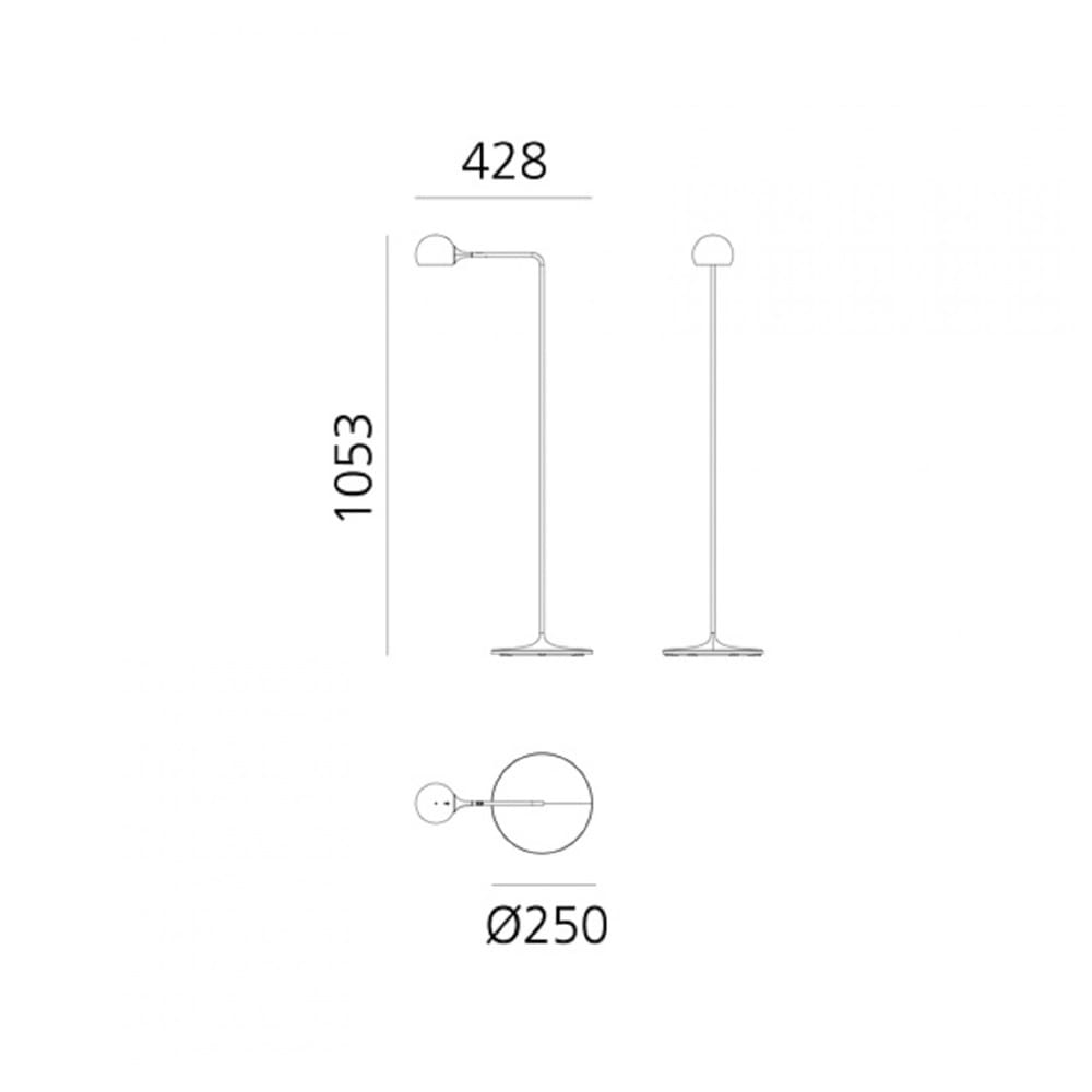 ARTEMIDE IXA - lettura - antracite - immagine 3
