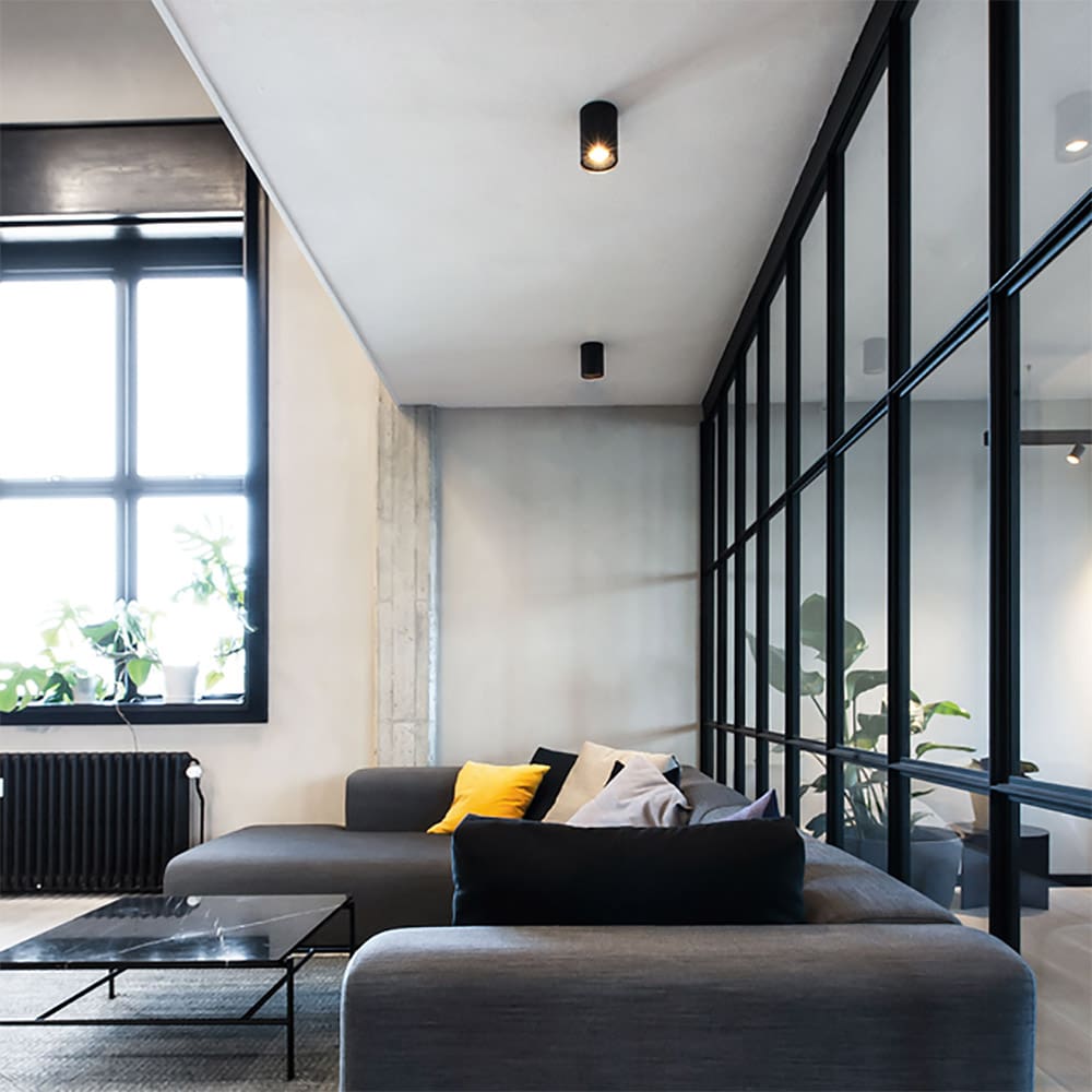 Wever e Ducrè SOLID 1.0 LED 3000K Wide Flood DALI-2 - nero satinato - immagine 2