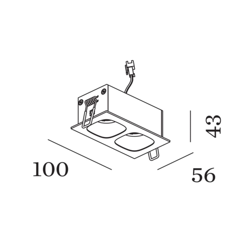 Wever e Ducrè PIRRO 2.0 - LED 3000K - bianco e oro - immagine 3