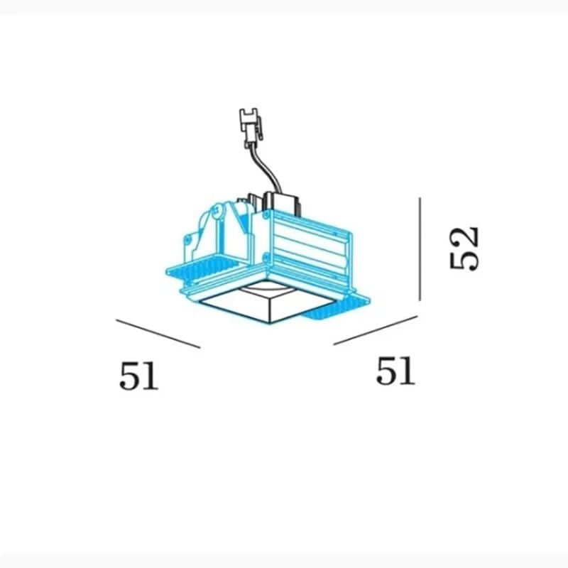 Wever e Ducrè STRANGE trimless petit 1.0 LED 3000K - Wide Flood - bianco - immagine 3