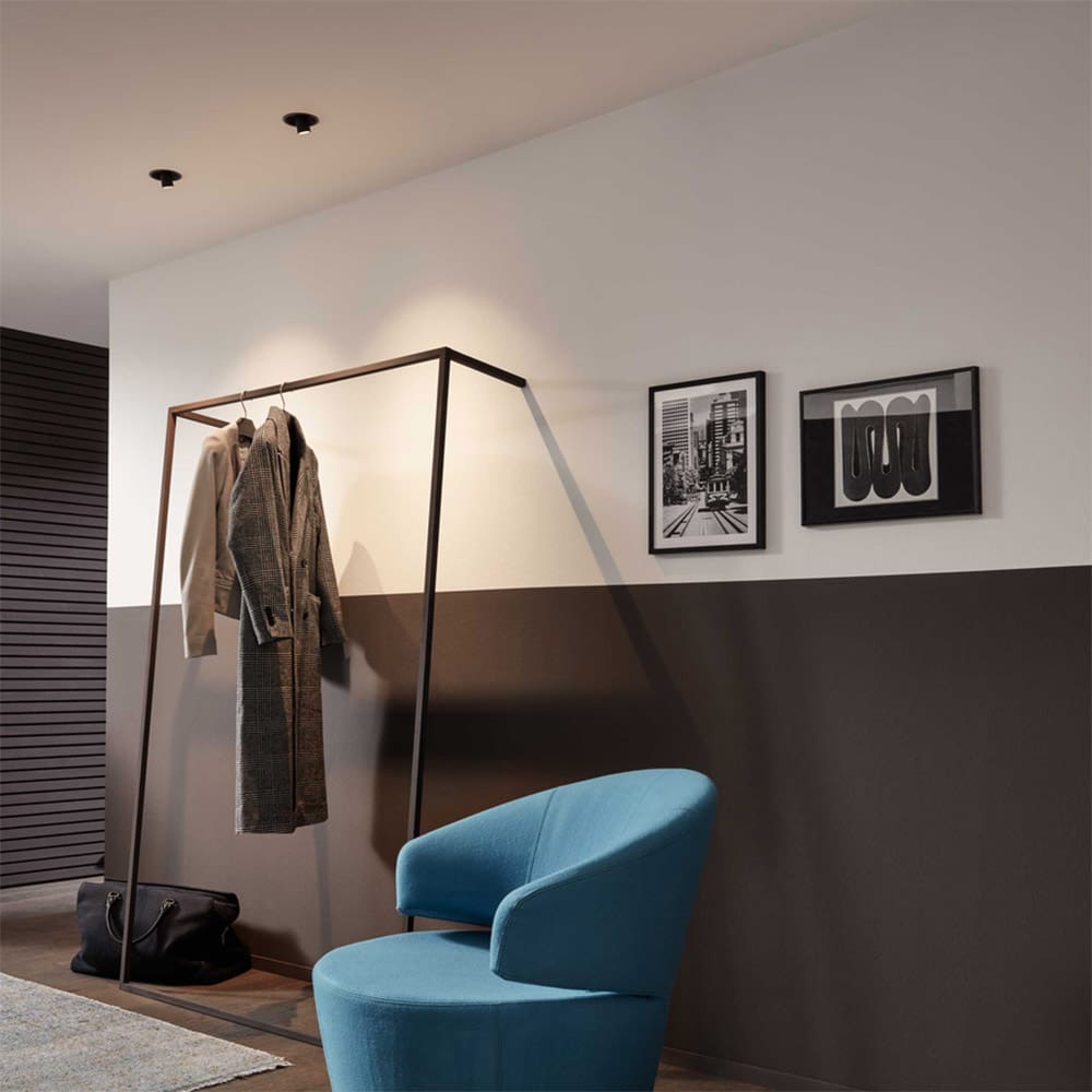 Wever e Ducrè BLIEK ROUND petit 1.0 - LED 2700K - nero satinato - immagine 2