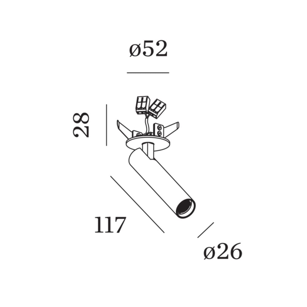 Wever e Ducrè MATCH 1.0 - LED 3000K - blade springs - white - Image 3