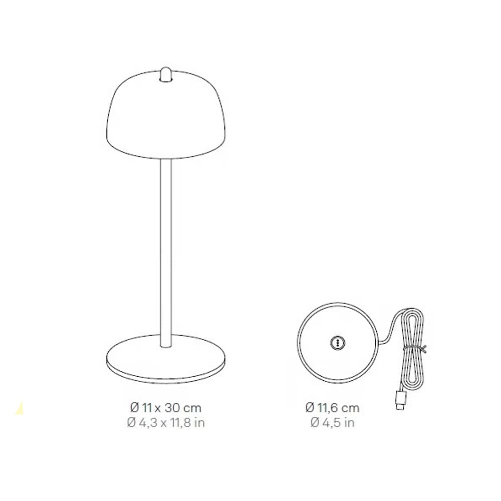 Zafferano CIRCE TAVOLO PRO - oro rosa - immagine 3