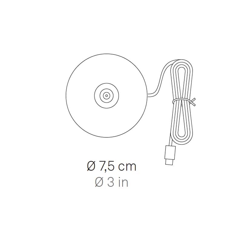 Zafferano Contact charging base for Sister Light collection - Image 3