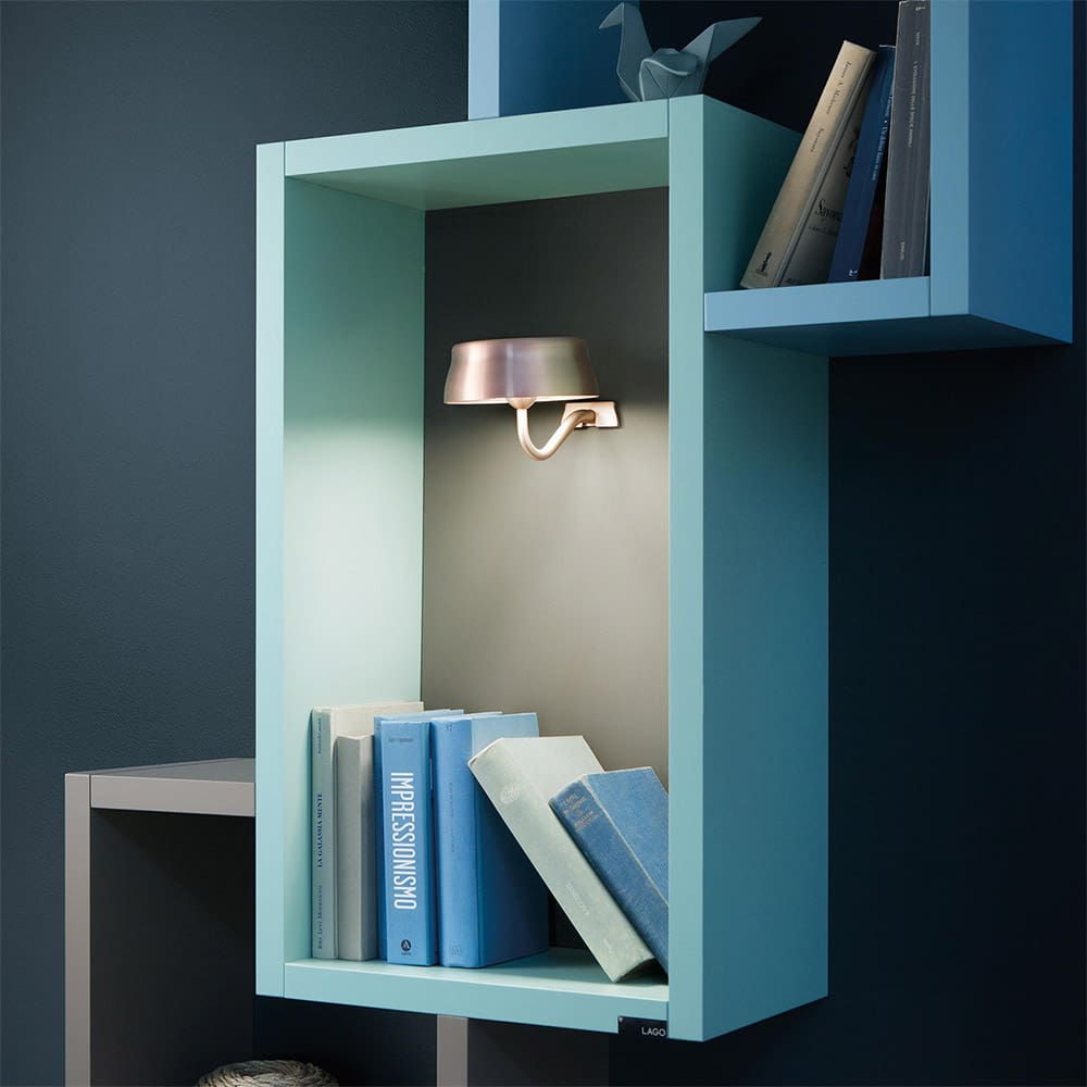 Zafferano SISTER LIGHT APPLIQUE Wi-Fi - bianco perlato - immagine 2