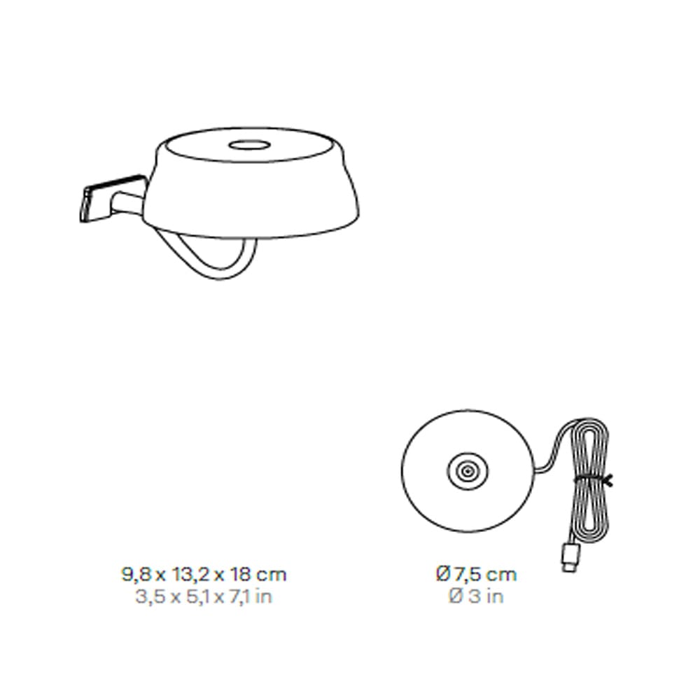 Zafferano SISTER LIGHT APPLIQUE Wi-Fi - bianco perlato - immagine 3