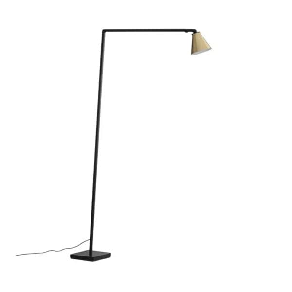 Nemo UNTITLED READING CONE - LED 2700K - black structure/burnished gold cone