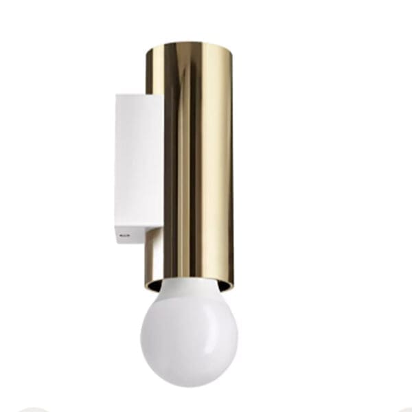 Decorative BIRBA W1 Mono Emission - E27 - polished brass