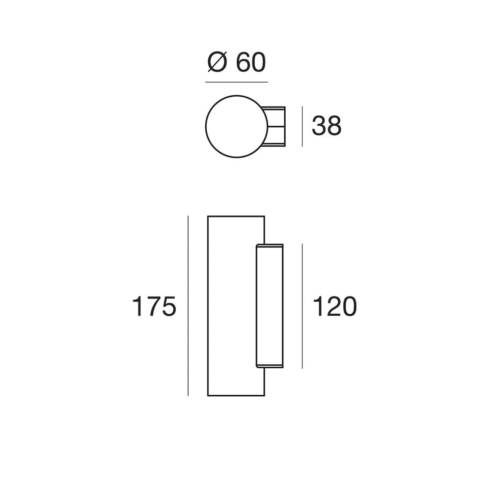 Decorative BIRBA W2 Bi Emission - E27 - ottone lucido - immagine 3