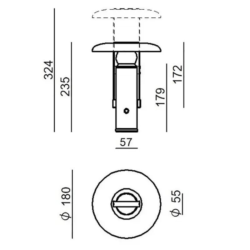 Decorative CAMPING - bianco - immagine 3