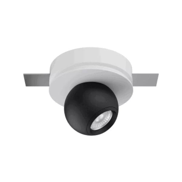 Decorative BUBBLE Wide Flood 3000k 6W - black