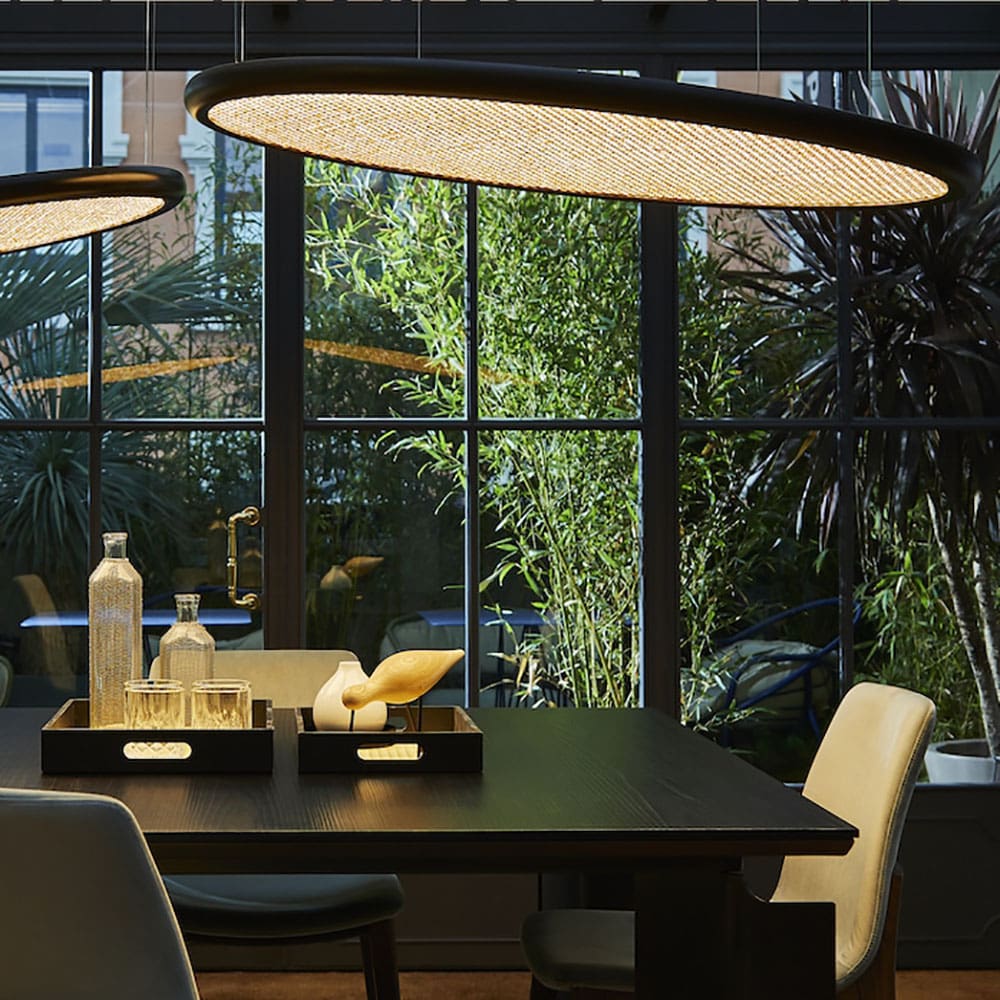 Contardi BOGOTA' SO small - Vienna straw diffuser, black lacquered ring - Image 2