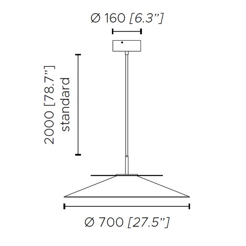 Contardi ASIA so large - struttura nickel dorato satinato e paralume cotone grigio antracite - immagine 3
