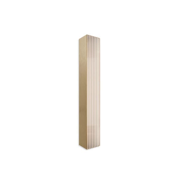 Contardi STICK AP Medium l.60 - brushed nickel bronze structure and ribbed plexiglass diffuser