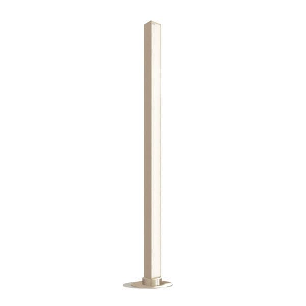 Contardi STICK FL - struttura nickel dorato satinato e diffusore in plexiglass rigato