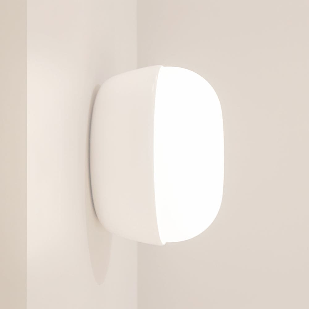 Contardi KIKI AP - laccato bianco opaco con diffusore in vetro opale satinato