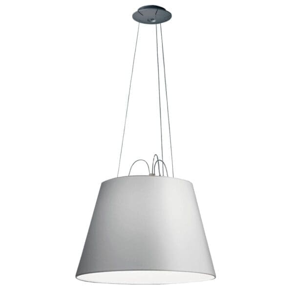 Artemide TOLOMEO MEGA SUSPENSION-nero diff.pergamena 42cm