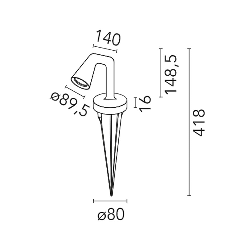 Flos BELVEDERE SPOT F1 PICK Fascio° 10 - antracite - immagine 3