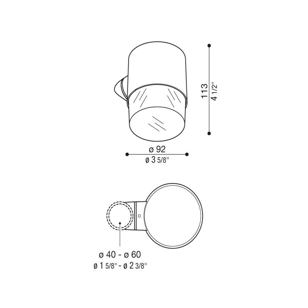 Lombardo CLIC UP POST 2700k - nero - Image 3