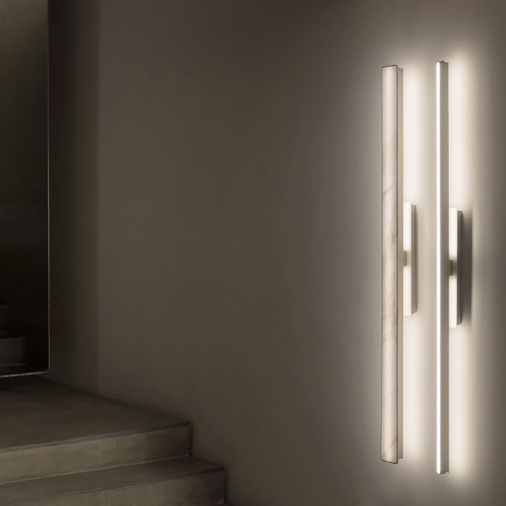 Contardi FLY AP Accesorio Vela (paralume) - tessuto effetto marmo bianco Calacatta - immagine 2