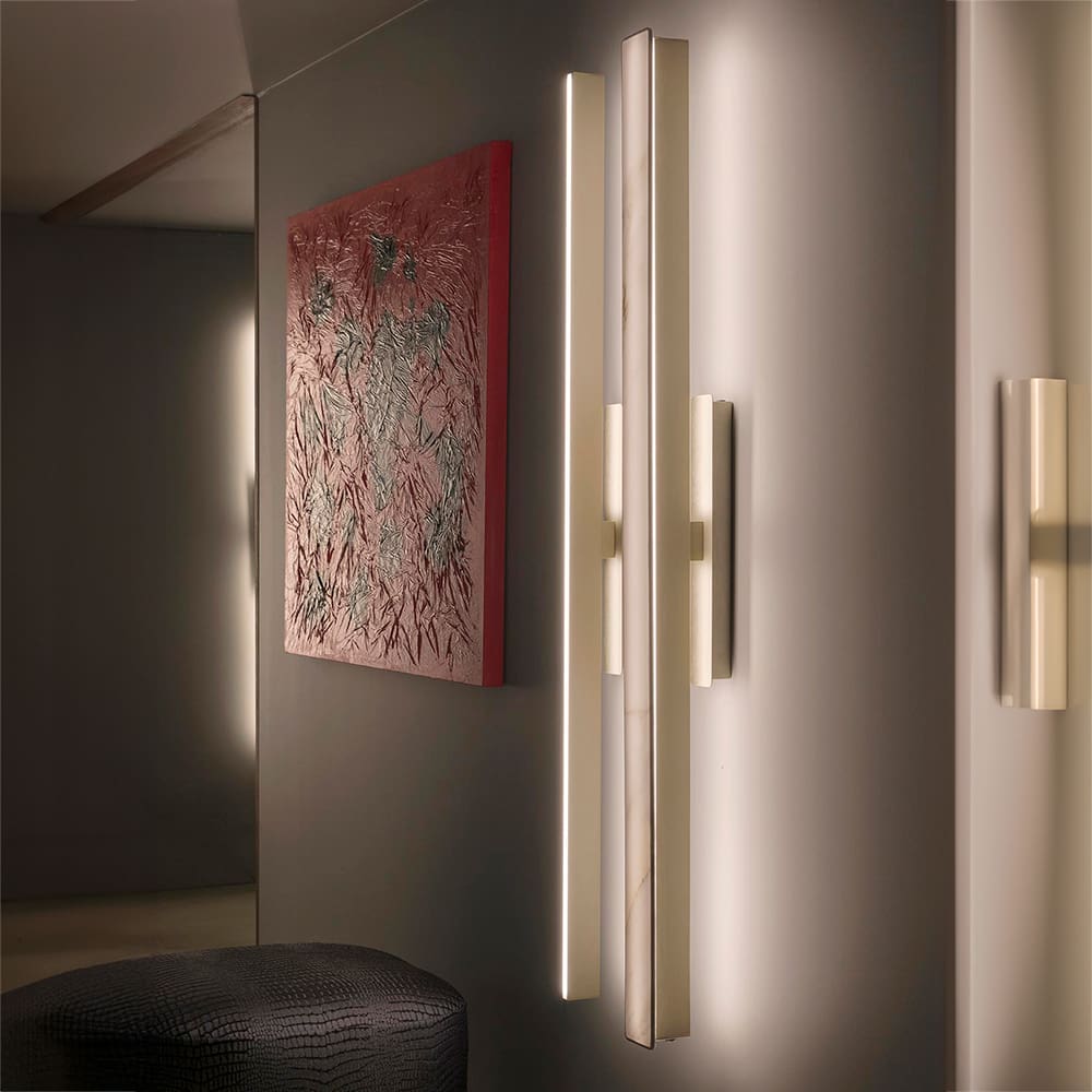 Contardi FLY AP Accesorio Vela (paralume) - tessuto effetto marmo bianco Calacatta