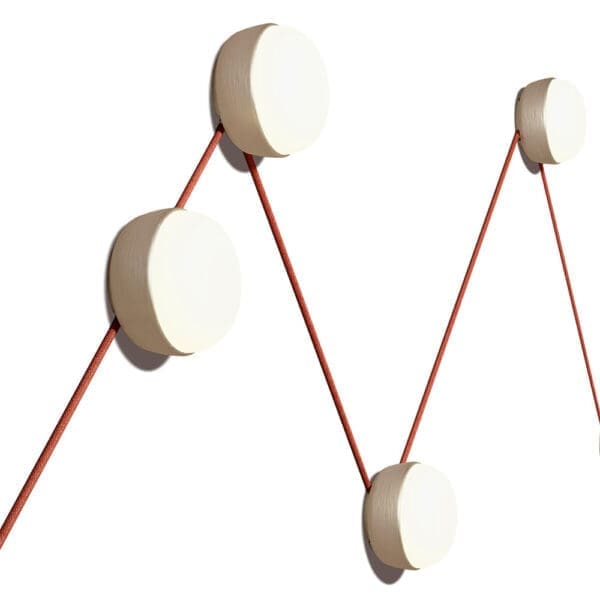 Contardi KIKI AP / AP CONNECT - KIT Cavo in tessuto colore arancione 1800 mm + spina