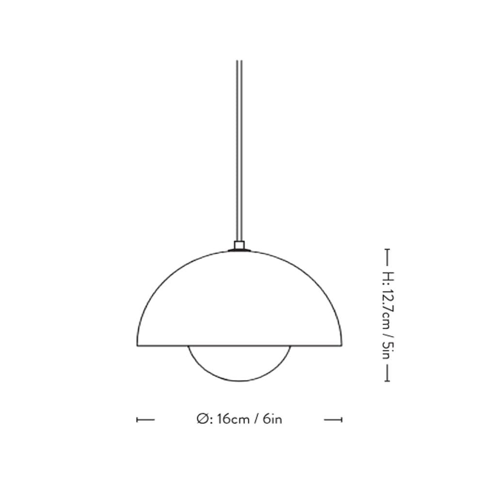 And Tradition FLOWERPOT VP10 - cromato - immagine 3