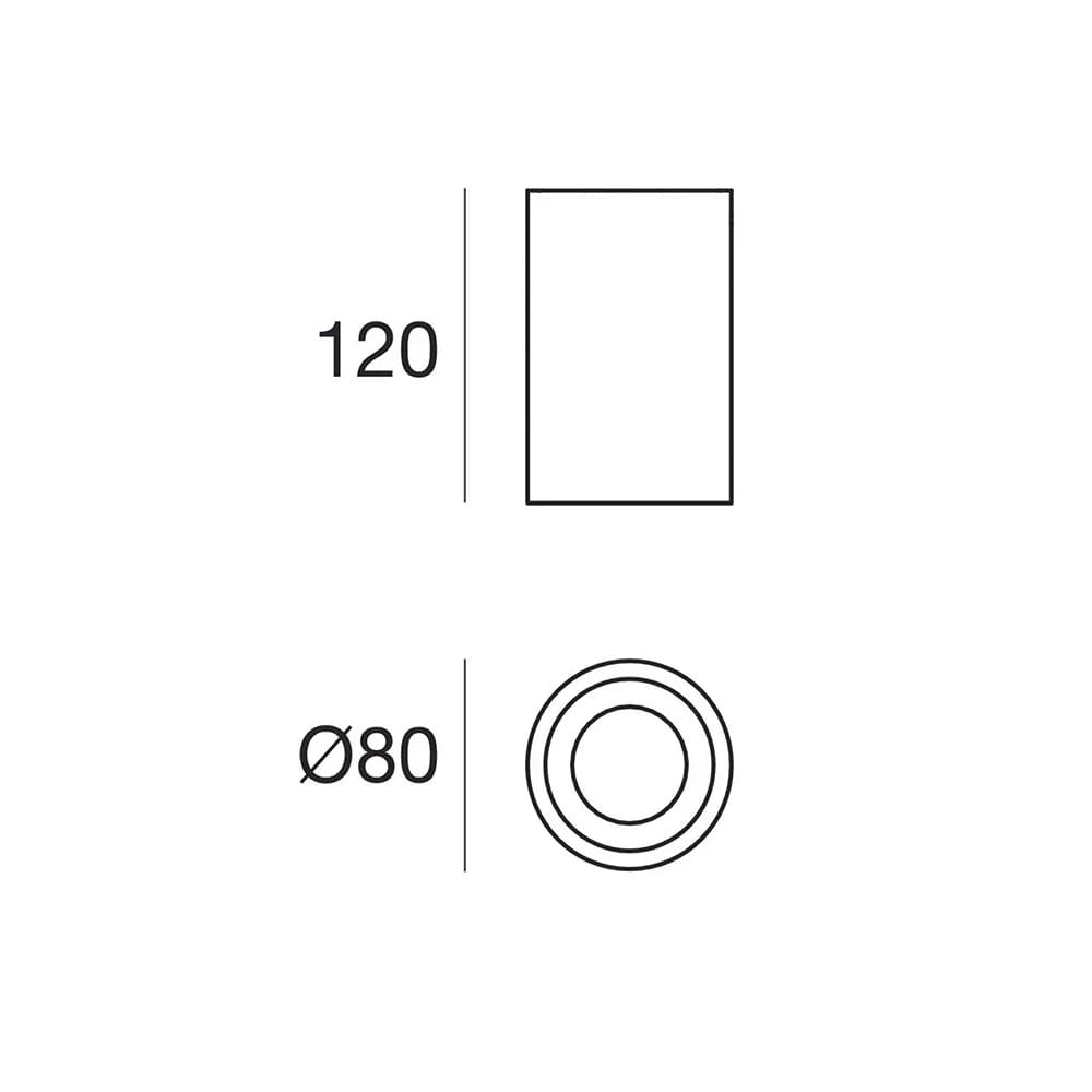 Linea Light BATON R 3000k - nero - immagine 3
