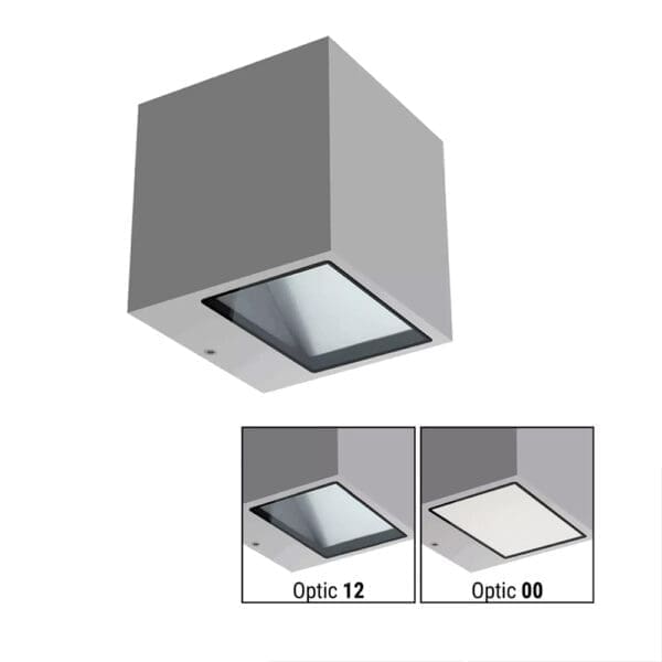 Linea Light CUBIT 3000k Double Extra Wide Flood - grigio