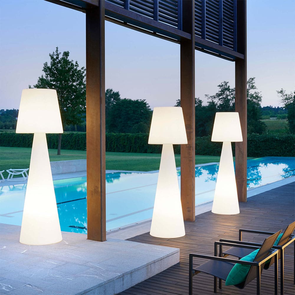 Slide PIVOT SMALL outdoor D43 h145 - light white - Image 2