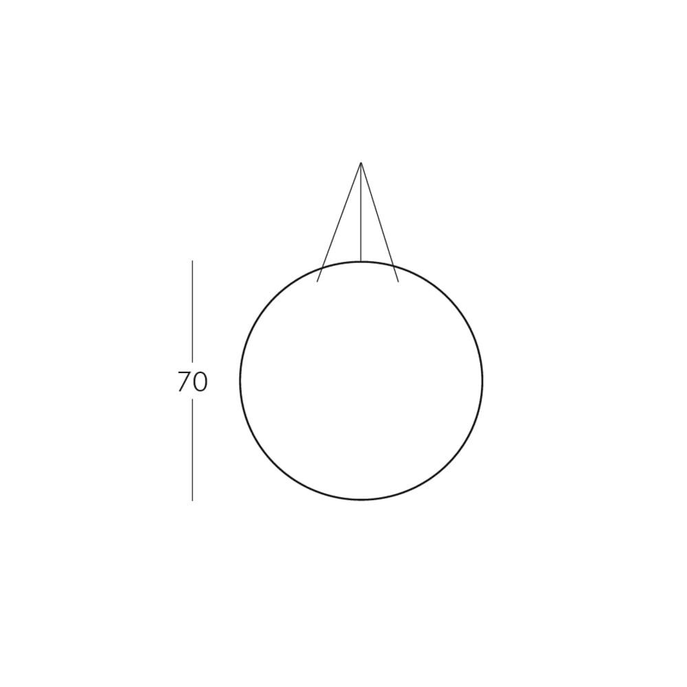 Slide GLOBO Hanging D70 indoor - white glossy finish - Image 3