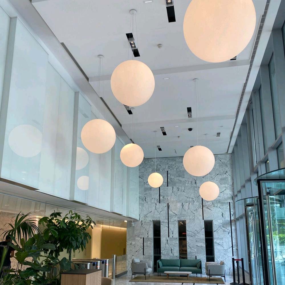 Slide GLOBO Hanging D120 interni - bianco opaco - immagine 2