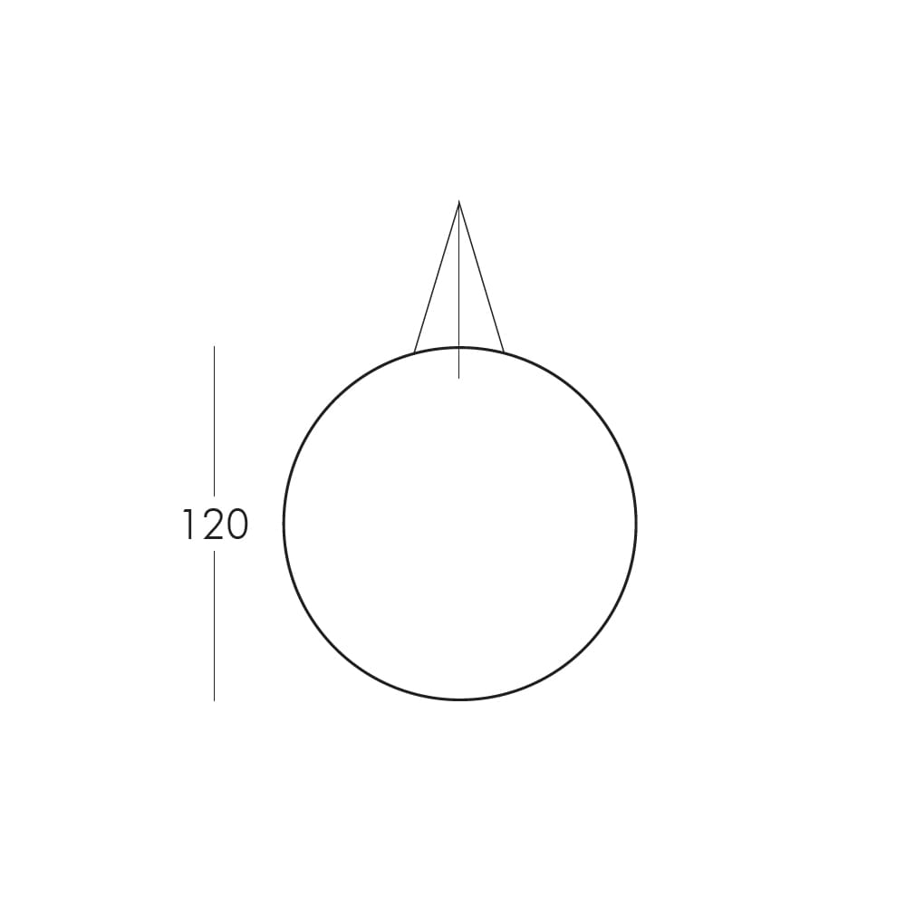 Slide GLOBO Hanging D120 interni - bianco opaco - immagine 3