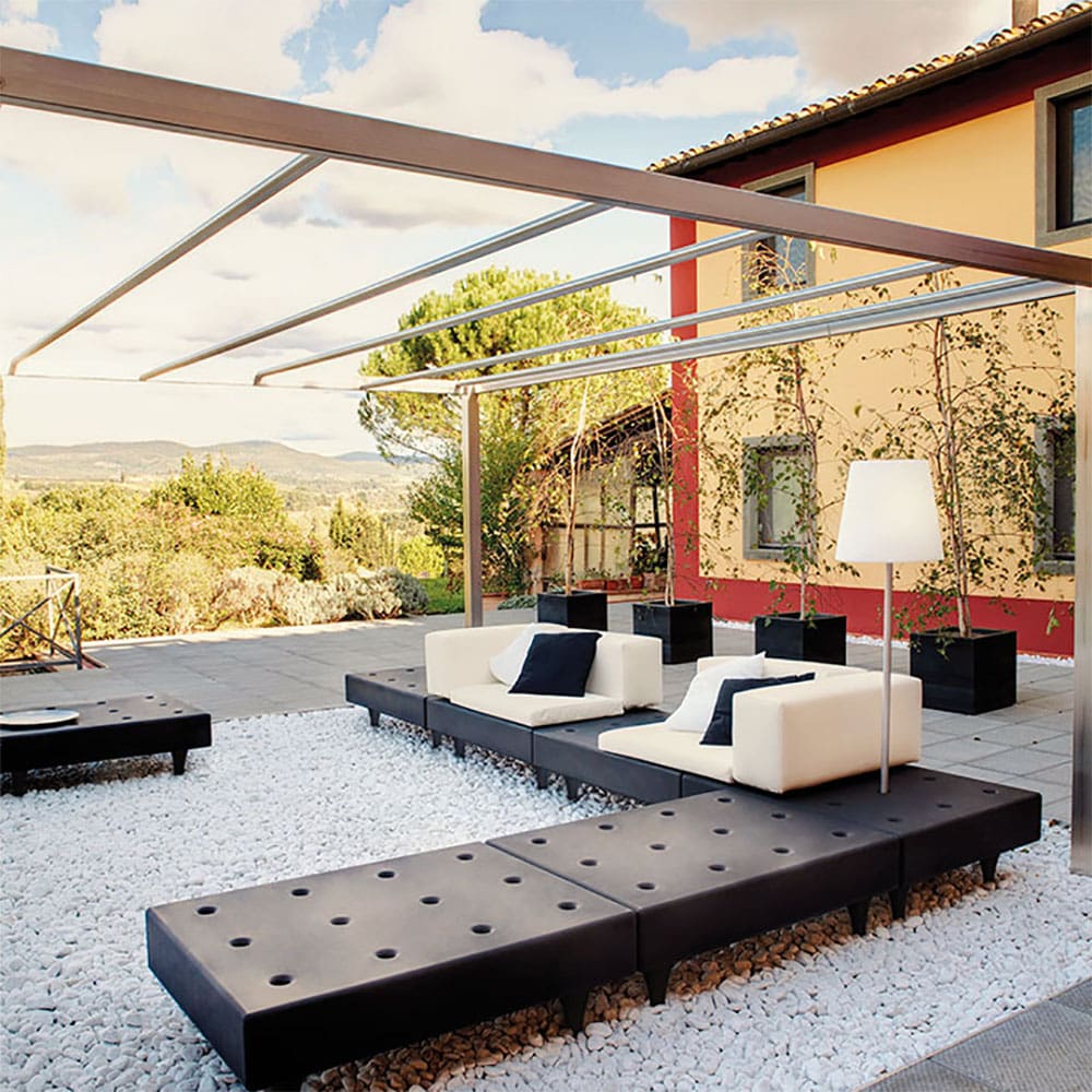 Slide FIACCOLA ALI BABA D60 H205 - con stello laccato bianco matto - immagine 2