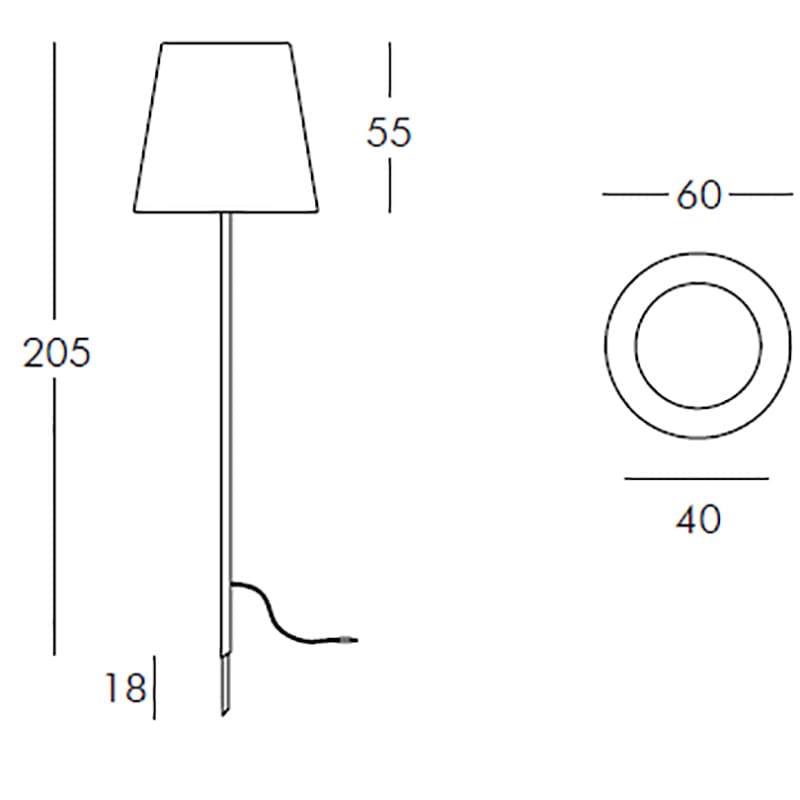 Slide FIACCOLA ALI BABA D60 H205 - con stello laccato bianco matto - immagine 3