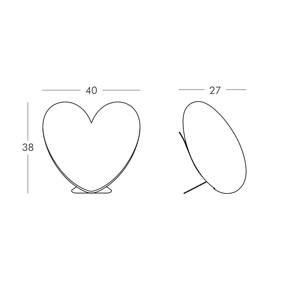 Slide LOVE Tavolo - light fuchsia - Image 3