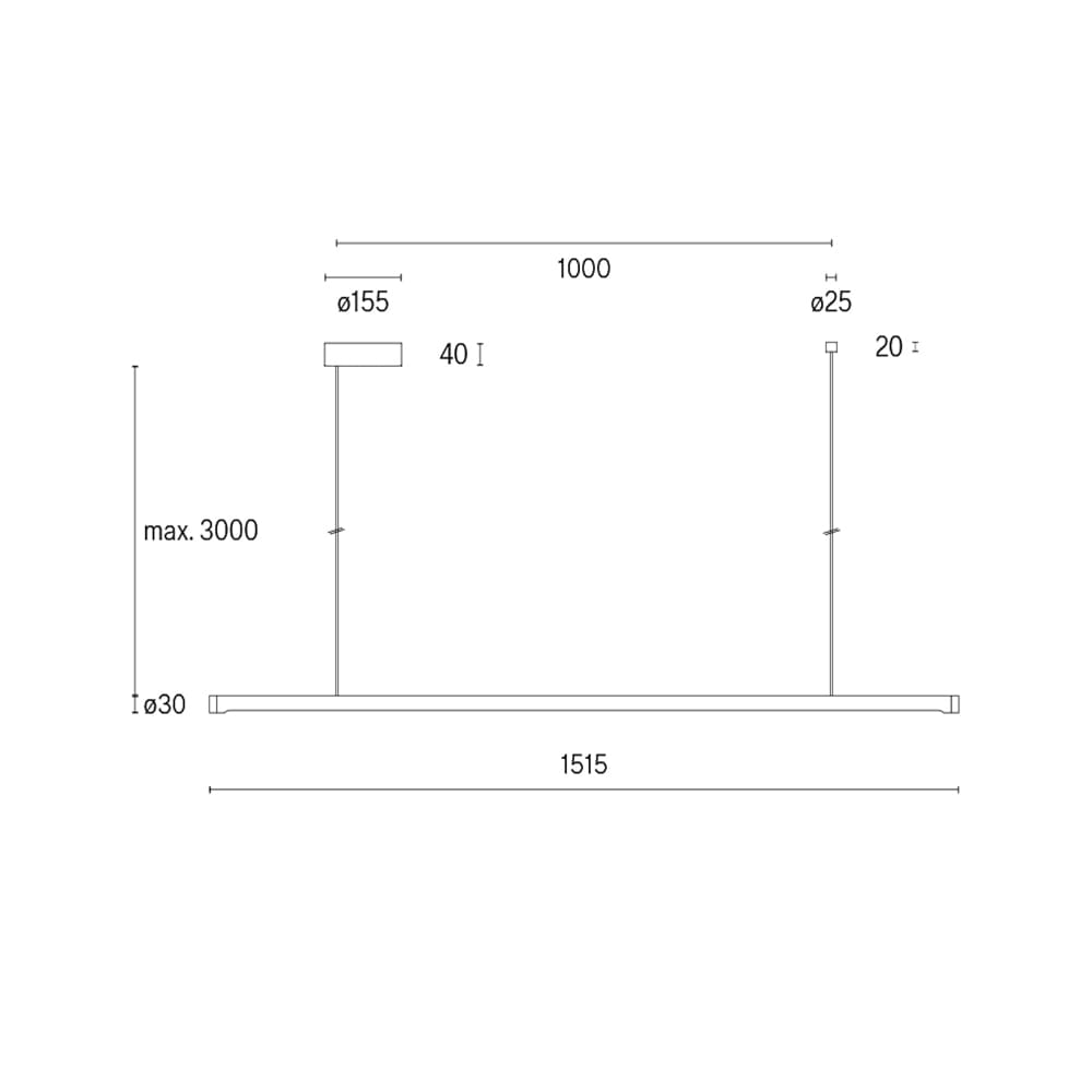 Wästberg w181 LINIER PRO S1 - 3000k - traffic white - Image 3