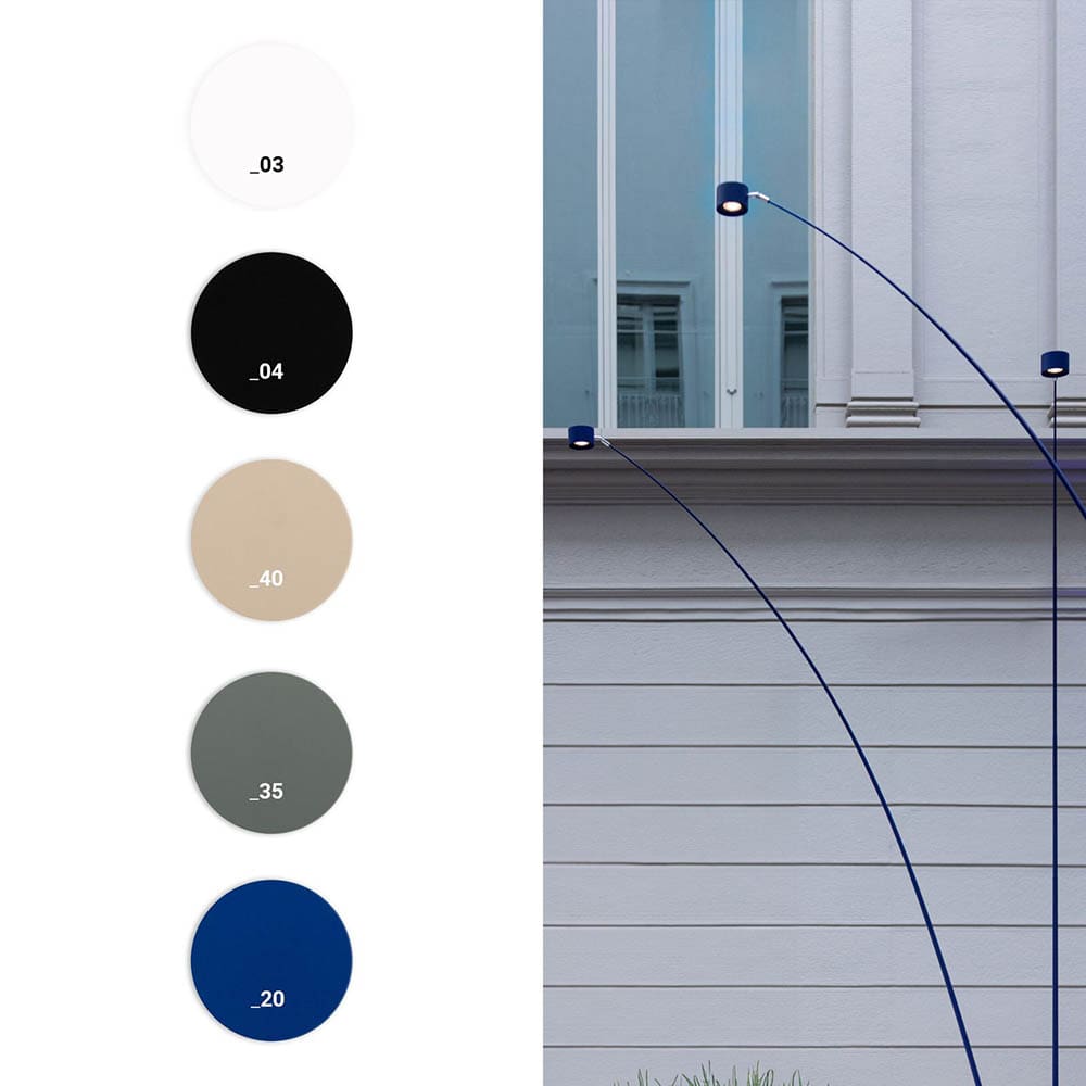 Davide Groppi SAMPEI 440 OUTDOOR - 3000K - blu magico - immagine 3
