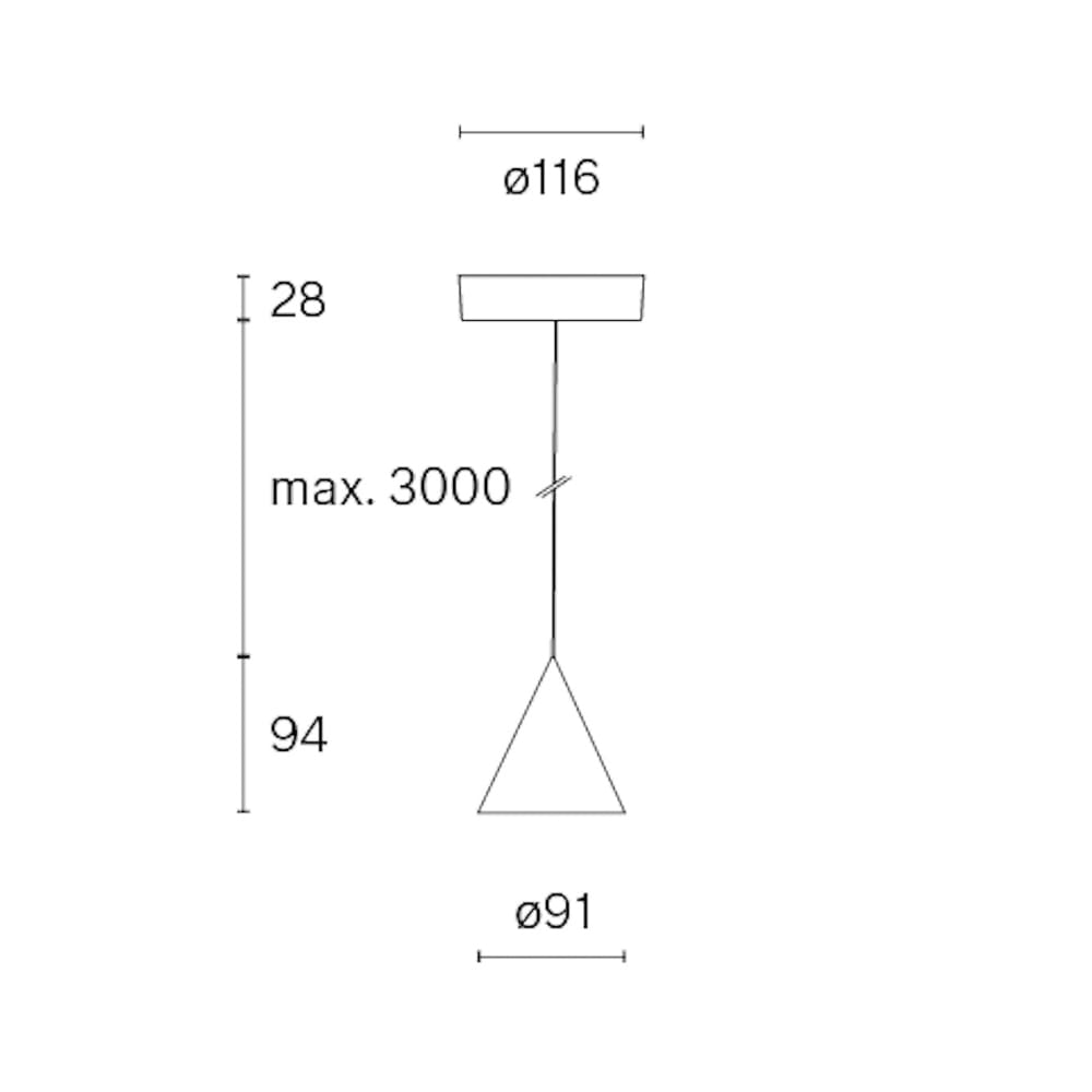 Wästberg W201 EXTRA SMALL PENDANT S2 - DALI - raw - Image 3
