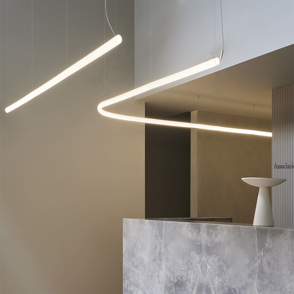 Artemide ALPHABET OF LIGHT SYSTEM S Lineare - 1800 mm - 3500K - Terminale - Non alimentato - immagine 2