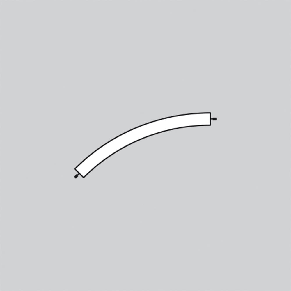 Artemide ALPHABET OF LIGHT SYSTEM C/W Curvo - 45° - 3500K - Terminale DX - Alimentato