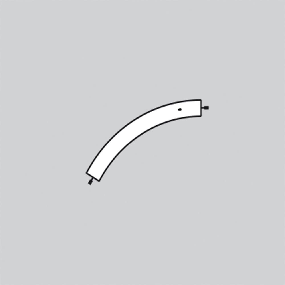 Artemide ALPHABET OF LIGHT SYSTEM C/W Curved - 60° - 3000K - Terminal Left - Not powered