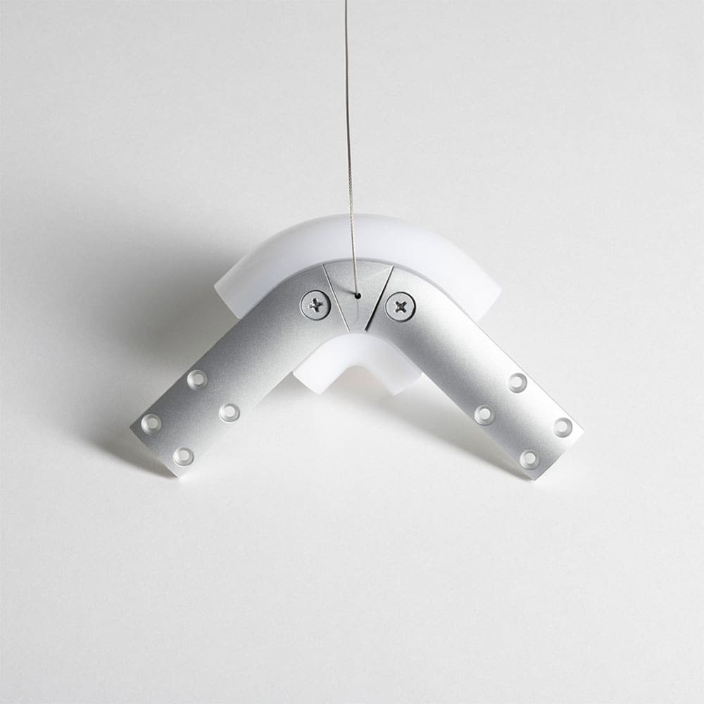 Artemide ALPHABET OF LIGHT SYSTEM C Curvo - 90° - 3500K - Non alimentato