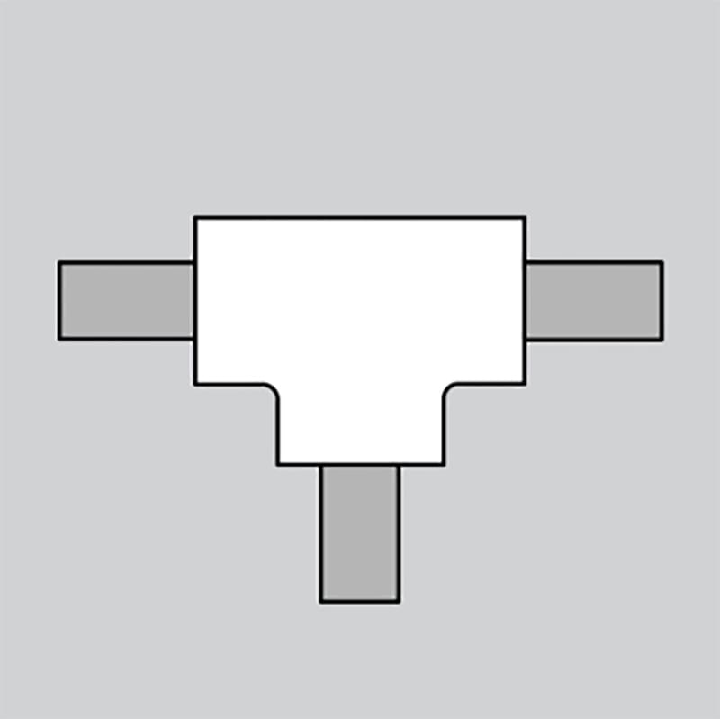 Artemide ALPHABET OF LIGHT SYSTEM C Giunto a T - 3500K - Non alimentato