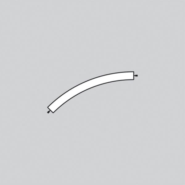 Artemide ALPHABET OF LIGHT SYSTEM SR Curvo - 45° - 3000K - Terminale DX - Alimentato