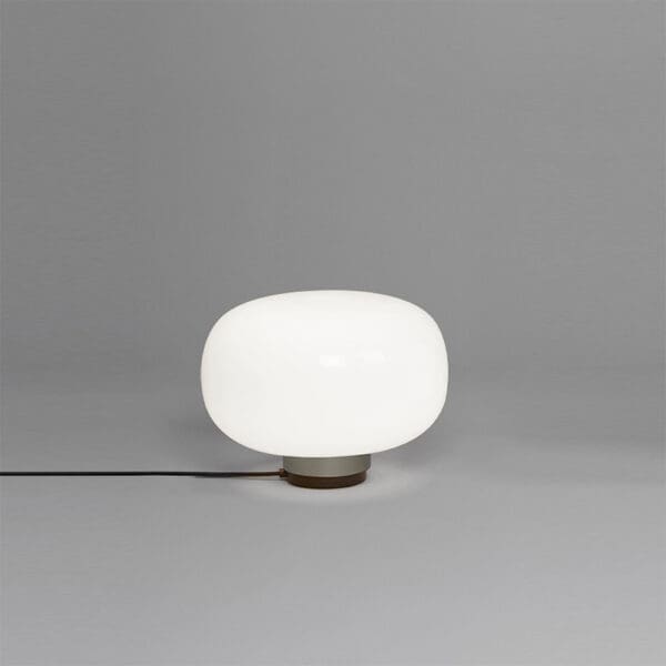 Tooy LEGIER 557.34 - nero sabbia, vetro bianco e anello grigio luce