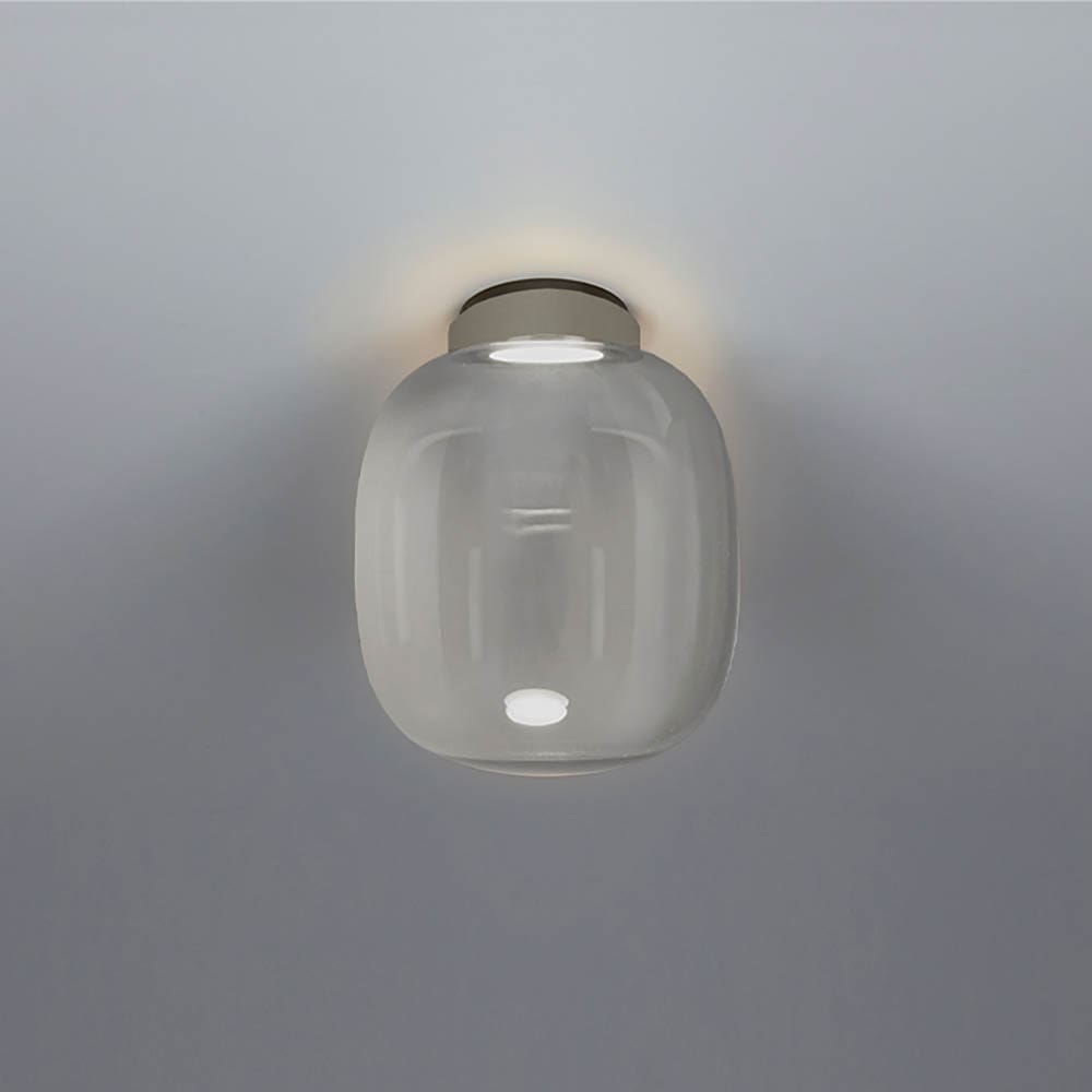 Tooy LEGIER 557.72 - nero sabbia , vetro fumè e anello grigio luce