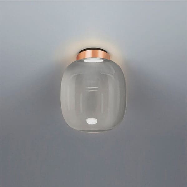 Tooy LEGIER 557.72 - nero sabbia , vetro fumè e anello rame