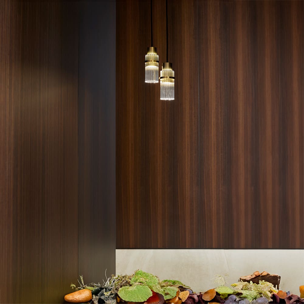 Tooy LEI 564.21 - ottone satinato - vetro smerigliato - immagine 2