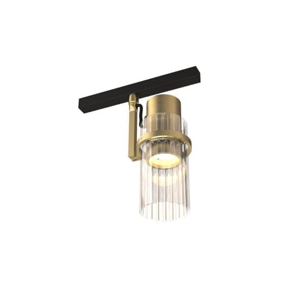 Tooy LEI 564.46 - ottone satinato - vetro smerigliato